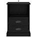 Armadio da Notte con cassetto 2 pcs Rovere nero 43 x 36 x 60 cm - Foto miniatura 7