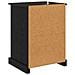 Armadio da Notte con cassetto 2 pcs Rovere nero 43 x 36 x 60 cm - Foto miniatura 9