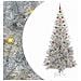 Albero di Natale con 300 LED con supporto Argento 240 cm PET - Foto miniatura 1