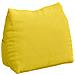 Cuscino per Schiena Giallo Chiaro 45 x 20 x 35 cm Tessuto - Foto miniatura 1