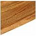 Piano Tavolo Bordi Vivi 160x30x3,8cm in Legno Massello di Mango - Foto miniatura 7
