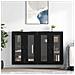 Armadi da Parete 2 pcs Rovere Nero 69,5 x 34 x 90 cm - Foto miniatura 2