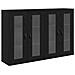 Armadi da Parete 2 pcs Rovere Nero 69,5 x 34 x 90 cm - Foto miniatura 5