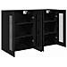 Armadi da Parete 2 pcs Rovere Nero 69,5 x 34 x 90 cm - Foto miniatura 6