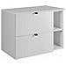 | Mobiletto 80 cm - Blanc Mat - Mobili da bagno - Mobili da bagno - Sottolavabo - Piano d'appoggio - Libreria bianca - Foto miniatura 1