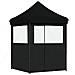 Tenda Party Nero 200 x 200 x 306 cm Tessuto Oxford - Foto miniatura 6