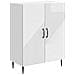 Credenza Bianco Lucido 66 x 34,5 x 89,5 cm Legno ingegnerizzato - Foto miniatura 1
