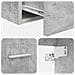 Mobile Lavabo da Parete Grigio Cemento 49,5 x 44,5 x 66 cm - Foto miniatura 5