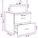Mobile Lavabo da Parete Grigio Cemento 49,5 x 44,5 x 66 cm - Foto miniatura 8