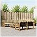 Set di divani da esterno 9 pcs Bianco e Beige 79 x 79 x 37 cm - Foto miniatura 2