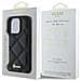 Guess Custodia In Metallo Trapuntato Per Iphone 16 Pro - Nera - Foto miniatura 1