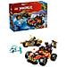 NINJAGO 71864 Veicoli Combinanti di Kai e Cole, con Macchina e Moto Giocattolo e 3 Minifigure, Regalo per Bambini da 7+ - Foto miniatura 14