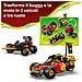 NINJAGO 71864 Veicoli Combinanti di Kai e Cole, con Macchina e Moto Giocattolo e 3 Minifigure, Regalo per Bambini da 7+ - Foto miniatura 16
