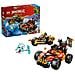 NINJAGO 71864 Veicoli Combinanti di Kai e Cole, con Macchina e Moto Giocattolo e 3 Minifigure, Regalo per Bambini da 7+ - Foto miniatura 20