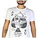 T-shirt Uomo Bianco Dnmts044wht Taglia M - Foto miniatura 2