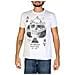 T-shirt Uomo Bianco Dnmts044wht Taglia M - Foto miniatura 1