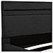 Letto Idraulico Contenitore Led Grigio Scuro Tessuto 140x200cm - Foto miniatura 15