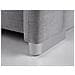 Letto In Tessuto Grigio Piazza E Mezza 140x200cm Nantes - Foto miniatura 9