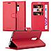 Cadorabo Custodia Compatibile Con Xiaomi Redmi Note 4 In Rosso Carminio - Coperchio Protettiva Con Chiusura Magnetica, Funzione Stand E Tasca Per Le Carte - Foto miniatura 1