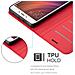 Cadorabo Custodia Compatibile Con Xiaomi Redmi Note 4 In Rosso Carminio - Coperchio Protettiva Con Chiusura Magnetica, Funzione Stand E Tasca Per Le Carte - Foto miniatura 3