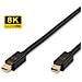 Mdpmdp1bv1.4 Cavo Displayport 1 M Mini Displayport Nero (8k Mini Displayport Cable 1m - Version 1.4, Gold-p - Foto miniatura 2