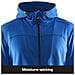 Artigianato Uomini Tempo Libero Sportswear Cappuccio Con Zip Interataglia Mcolore Blu Svedese - Foto miniatura 4