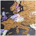 Scratch Off World Map Poster Bonus Europa - Mappe Dettagliate Di Viaggio In Nebula Acquerello - Con Kit Di Accessori E Tubi Regalo - Foto miniatura 4