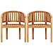 Set Salotto da Giardino 5 pz Design Curvo in Massello di Teak - Foto miniatura 3