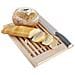 Tagliere Pane Con Raccoglibriciole Da Cucina In Legno | 35,5 X 28,5 X 2 Cm | Con Griglia Rimovibile Per Briciole | Legno Di Faggio Naturale | Grande Accessorio Per Qualsiasi Cucina - Foto miniatura 1