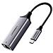 Adattatore USB Type C a Ethernet 10/100/1000M (Space Gray)  - Foto miniatura 1