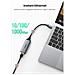 Adattatore USB Type C a Ethernet 10/100/1000M (Space Gray)  - Foto miniatura 3