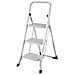 Dali 03 Sgabello Scaletto Scala In Acciaio Verniciato 3 Gradini Altezza Max 69 Cm - Foto miniatura 1