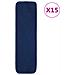 Tappetini Per Scale 15 Pz 75x20 Cm Blu Antiscivolo Rettangolari - Foto miniatura 1