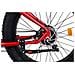 Kraken - Rosso Metallico - 250w / 10ah - Bicicletta Elettrica Fat Bike - Fat Tire E-bike - Foto miniatura 5