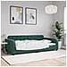 Letto Da Giorno Verde Scuro 100x200 Cm In Velluto - Foto miniatura 1