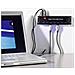 Hub USB 2.0 RF-4791678 7 Porte Contenitore in Metallo, Per Montaggio a Parete Nero - Foto miniatura 2