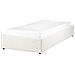 Letto Singolo Contenitore Tessuto Bouclè Bianco Sporco 90 X 200 Cm Dinan - Foto miniatura 5