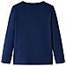 Maglietta Da Bambina Maniche Lunghe Blu Marino 140 - Foto miniatura 2
