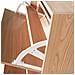 Scarpiera 3 Ante Ripiani Porta Scarpe Doppia Profondita Legno 63x24x115 Quercia - Foto miniatura 4
