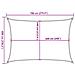 Vela Parasole 160 G /m Rettangolare Grigio Chiaro 6x7 M In Hdpe - Foto miniatura 10