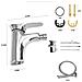 Rubinetto Miscelatore Cromato Casa Bagno Bidet Completo Di Kit Montaggio Jh8099 - Foto miniatura 2