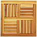 Piano Per Tavolo 50x50x2 Cm Quadrato Legno Massello Di Acacia - Foto miniatura 2