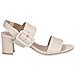 Cream Perlato Casual Open Sandals Sandali Pelle Scarpe Donna Beige Eu 38, 9-28306-42-140 - Foto miniatura 2