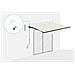 Tenda A Scomparsa Manuale 2,5x2m - - Vecchio - Idrorepellente - Superficie Coperta 5m² - Beige - Anti-uv - Densità 320m² - Foto miniatura 5