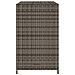 Lusso Casadino -  Armadietto Portaoggetti Giardino Grigio 83x45x76 Cm Polyrattan - Foto miniatura 7