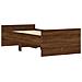 Giroletto Con Cassetti Rovere Marrone 75x190 Cm Small Single - Foto miniatura 7