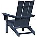 Sedie Adirondack Pieghevoli  2 pcs Blu Marina 74.5x80.5x90 cm HDPE, Sedia Adirondack Pieghevole Blu Marina 74.5x80.5x90 cm HDPE - Foto miniatura 7