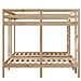 Giroletto Castello Triplo 160x200/80x160cm Legno Massello Pino - Foto miniatura 6
