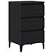 Comodino  Nero Rovere 40x35x70 cm Legno ingegnerizzato - Foto miniatura 1