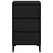 Comodino  Nero Rovere 40x35x70 cm Legno ingegnerizzato - Foto miniatura 6